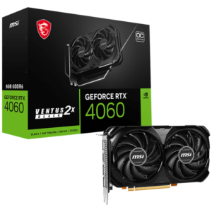 MSI GeForce RTX 4060 VENTUS 2X BLACK 8G OC